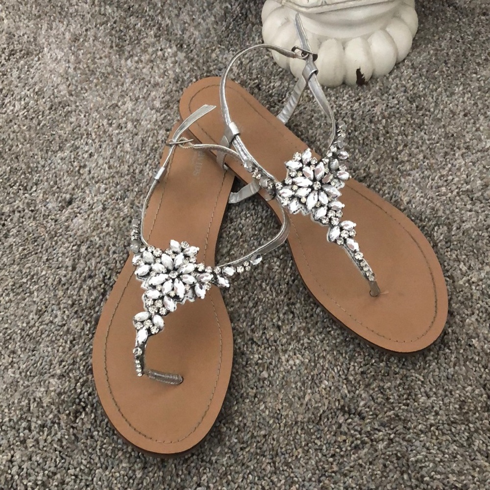 SHINY GLADIATOR SANDALS